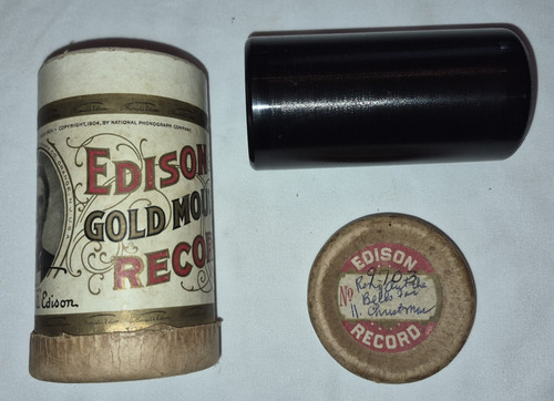 Edison minute wax cylinder - 2-minute,