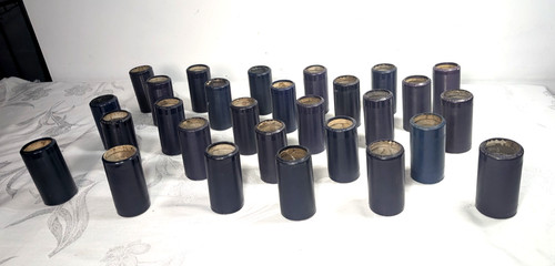Edison blue amberol cylinder - blue,