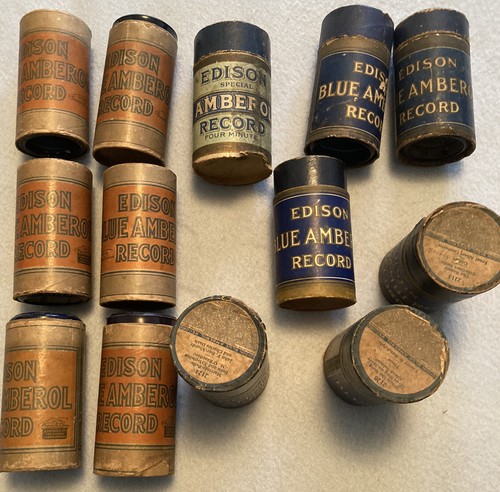 Antique edison blue - antique, amberol