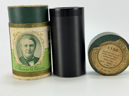 Edison amberol cylinder - edison,