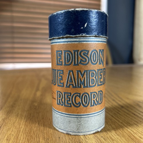 Edison cylinder record where - cylinder,